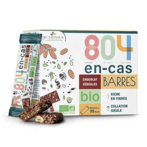 3 Chenes Laboratoires Barres En-cas Bio 804® Minceur - Chocolat Cereales - Boite 3 Chenes Laboratoires - - Eric Favre one_size_fits_all