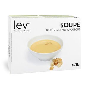 Soupes proteinees Legumes aux croutons Lev Diet - - Eric Favre one_size_fits_all
