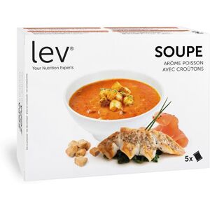 Soupes proteines Poisson aux croutons Lev Diet - - Eric Favre one_size_fits_all