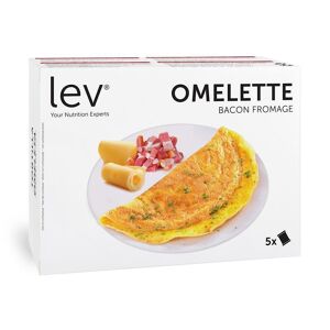 Omelettes Proteinees Bacon fromage Lev Diet - - Eric Favre d?extraits de plantes et de L-carnitine. Contient de la cafeine