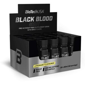 Biotech USA Boîte black blood shot (20x60ml) unisexe - Publicité