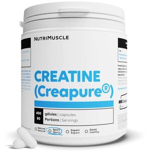 Nutrimuscle Creatine creapure (400 caps) unisexe - Publicité