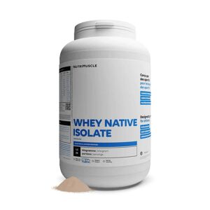 Nutrimuscle Whey native isolate (1,2kg) unisexe - Publicité