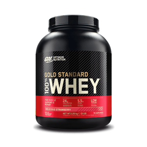 Optimum Nutrition 100% whey gold (2,27 kg) unisexe - Publicité