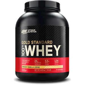 Optimum Nutrition 100% whey gold (2,27 kg) unisexe - Publicité