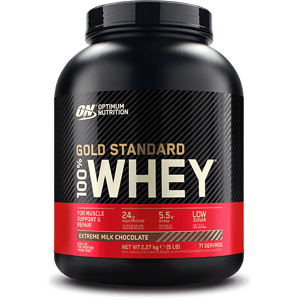 Optimum Nutrition 100% whey gold (2,27 kg) unisexe - Publicité