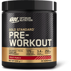 Optimum Nutrition Pre-workout gold standard (330gr) unisexe - Publicité