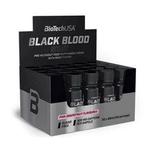 Biotech USA Boîte black blood shot (20x60ml) unisexe - Publicité