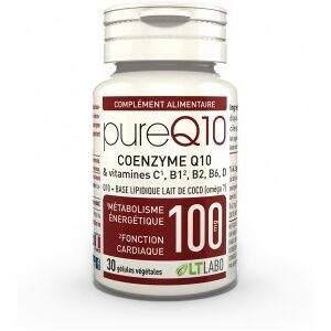 France Herboristerie Coenzyme Q10 fort dosage 30 gélules végétales.