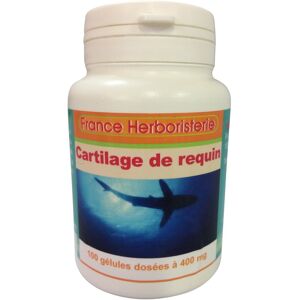 France Herboristerie GELULES CARTILAGE DE REQUIN 100 gélules dosées à 400 mg