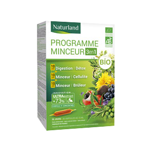 France Herboristerie Programme Minceur Bio - 30 Ampoules