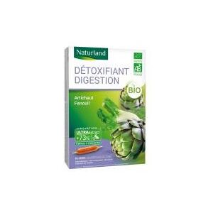 France Herboristerie Detoxifiant Digestion Bio 20 Ampoules Buvables de 10 ml