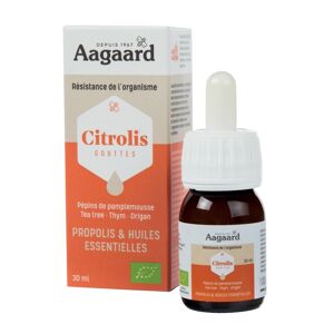 France Herboristerie Citrolis BIO propolis et huiles essentielles 30ml - Aagaard