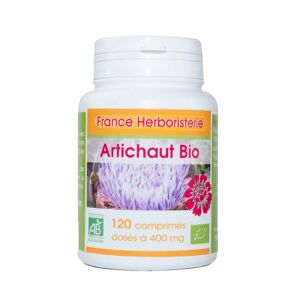 France Herboristerie ARTICHAUT BIO AB 120 comprimes doses a 400 mg.
