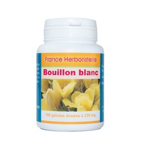 GELULES BOUILLON BLANC 100 gelules dosees a 230 mg - France Herboristerie