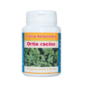 France Herboristerie GELULES ORTIE RACINE 100 gélules dosées à 250 mg poudre pure.