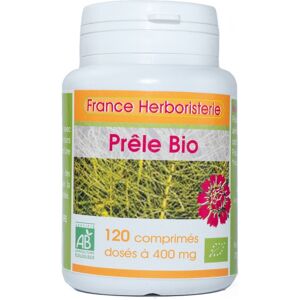 France Herboristerie PRELE BIO AB 120 comprimés dosés à 400 mg en comprimés.