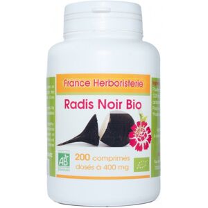 France Herboristerie RADIS NOIR BIO AB 200 comprimés dosés à 400 mg en comprimés.