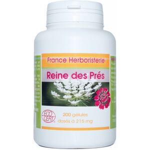 France Herboristerie GELULES REINE DES PRES BIO 200 gélules dosées à 215 mg poudre pure.