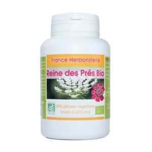 France Herboristerie 200 gelules REINE DES PRES BIO AB dosees a 215 mg.