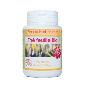 France Herboristerie GELULES THE VERT BIO 100 gélules dosées à 250 mg. Publicité