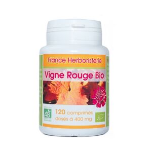 France Herboristerie VIGNE ROUGE BIO AB 120 comprimés dosés à 400 mg en comprimés. Publicité