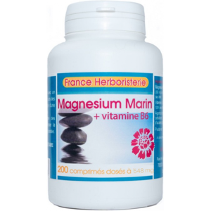 France Herboristerie 200 COMPRIMES DE MAGNESIUM MARIN dosées à 548 mg.