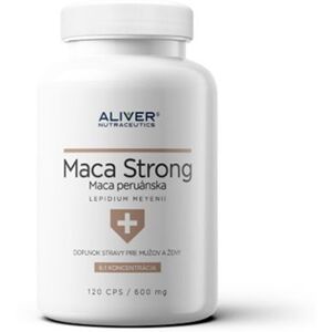 ALIVER Nutraceutics Maca STRONG 6:1, 120 gelules