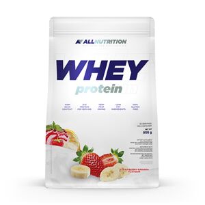 AllNutrition Protéine de lactosérum WHEY - fraise et banane, 908 g - Publicité