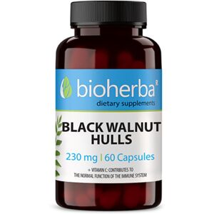 Bioherba Noix noire - coquilles 230 mg, 60 gelules