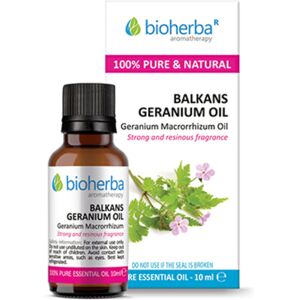 Bioherba Huile essentielle de geranium a gros rhizome, 10 ml