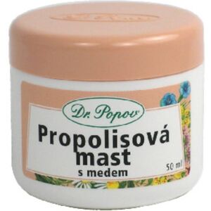 Dr. Popov Onguent a la propolis avec miel, 50 ml