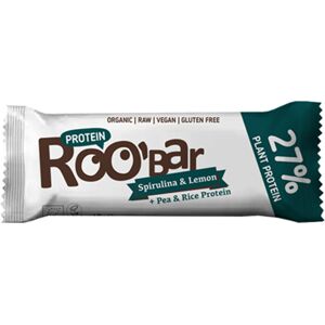 Smart Organic BIO Roobar barre protéinée – spiruline &amp; citron, 40 g - Publicité