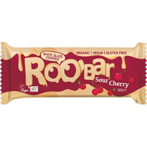 Smart Organic BIO Roobar barre vegetalienne ? cerise & glacure blanche, 30 g