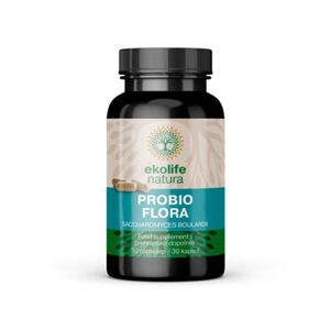 Ekolife Natura Prebiotiques + bacteries probiotiques Probio Flora, 30 gelules