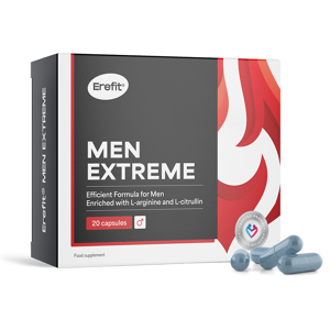 Erefit® Men Extreme – complexe pour hommes, 20 gélules