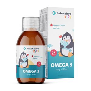 FutuNatura KIDS OMEGA 3 - Sirop pour enfants, 150 ml