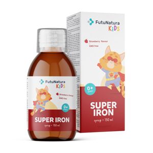 FutuNatura KIDS Super Iron : Fer + vitamines B, sirop pour enfants, 150 ml