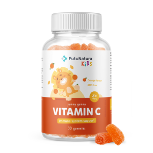 FutuNatura KIDS VITAMINE C - Gummies  pour enfants avec vitamine C , 30 gummies