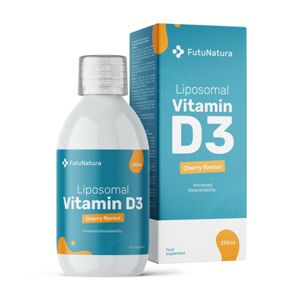 FutuNatura Vitamine D3 liposomale - gout de cerise, 250 ml