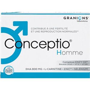 Granions Laboratoire Fertilite masculine, 90 gelules + 30 sachets