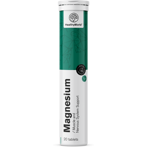 HealthyWorld® Magnésium - comprimés effervescents, 20 comprimés effervescents