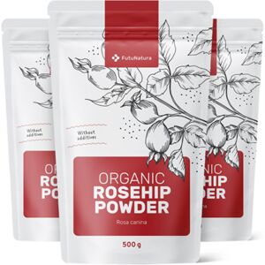 FutuNatura 3x BIO Poudre de cynorrhodon (églantier), ensemble 1500 g - Publicité