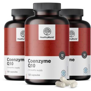 HealthyWorld® 3x Coenzyme Q10 200 mg, ensemble 360 gélules