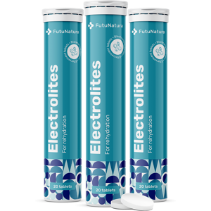 FutuNatura 3x Électrolytes - comprimés effervescents, ensemble 60 comprimés effervescents