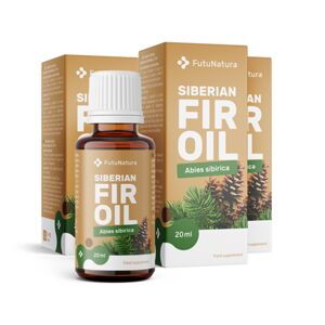 FutuNatura 3x Huile de sapin de Sibérie, ensemble 60 ml