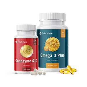 FutuNatura Jeunes au cœur : Omega 3 + Coenzyme Q10, kit