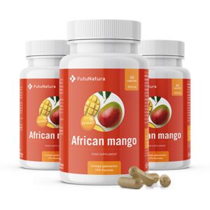 FutuNatura 3x Mangue africaine - extrait, ensemble 180 gélules