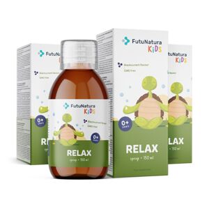 FutuNatura KIDS 3x Relax - Sirop detente pour enfants , ensemble 450 ml