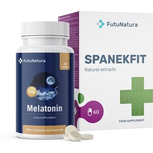 FutuNatura Sommeil calme : Mélatonine + Spanekfit, kit